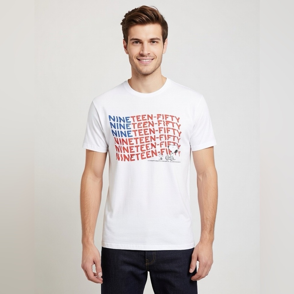 Snoopy 1950 American Graphic Tee Shirt